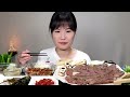 mukbang korean beef.