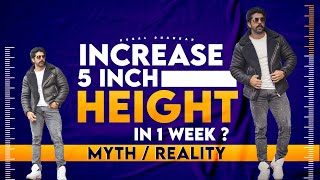 INCREASE 5 Inch Height In 1 Week? INCREASE HEIGHT - Diet & Workout for Height (हाइट बढ़ाने के टिप्स)