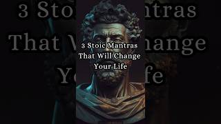 REMEMBER These 3 Stoic Mantras #stoicism #marcusaurelius