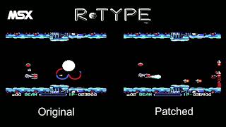[MSX] R-TYPE : Smooth Scroll Patch
