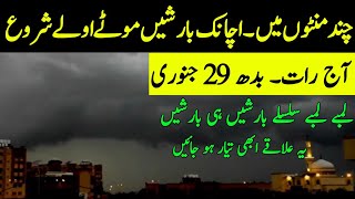 Torrential Rains Reached in upper areas| Rain Gust and Hails expected| Pakistan Weather Report