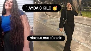 1 Ayda 8 Kilo // YAŞASIN / mide balonu sürecim