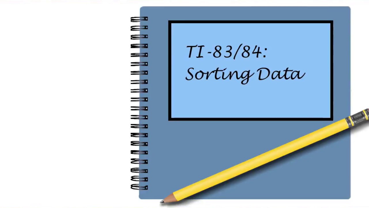 Sorting Data Youtube
