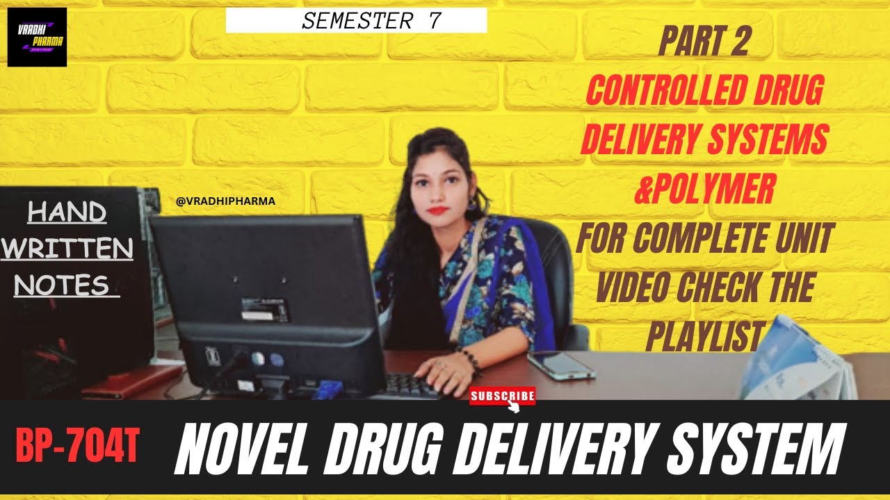 Controlled Drug Delivery Systems - Novel Drug Delievery System Part 2 ...