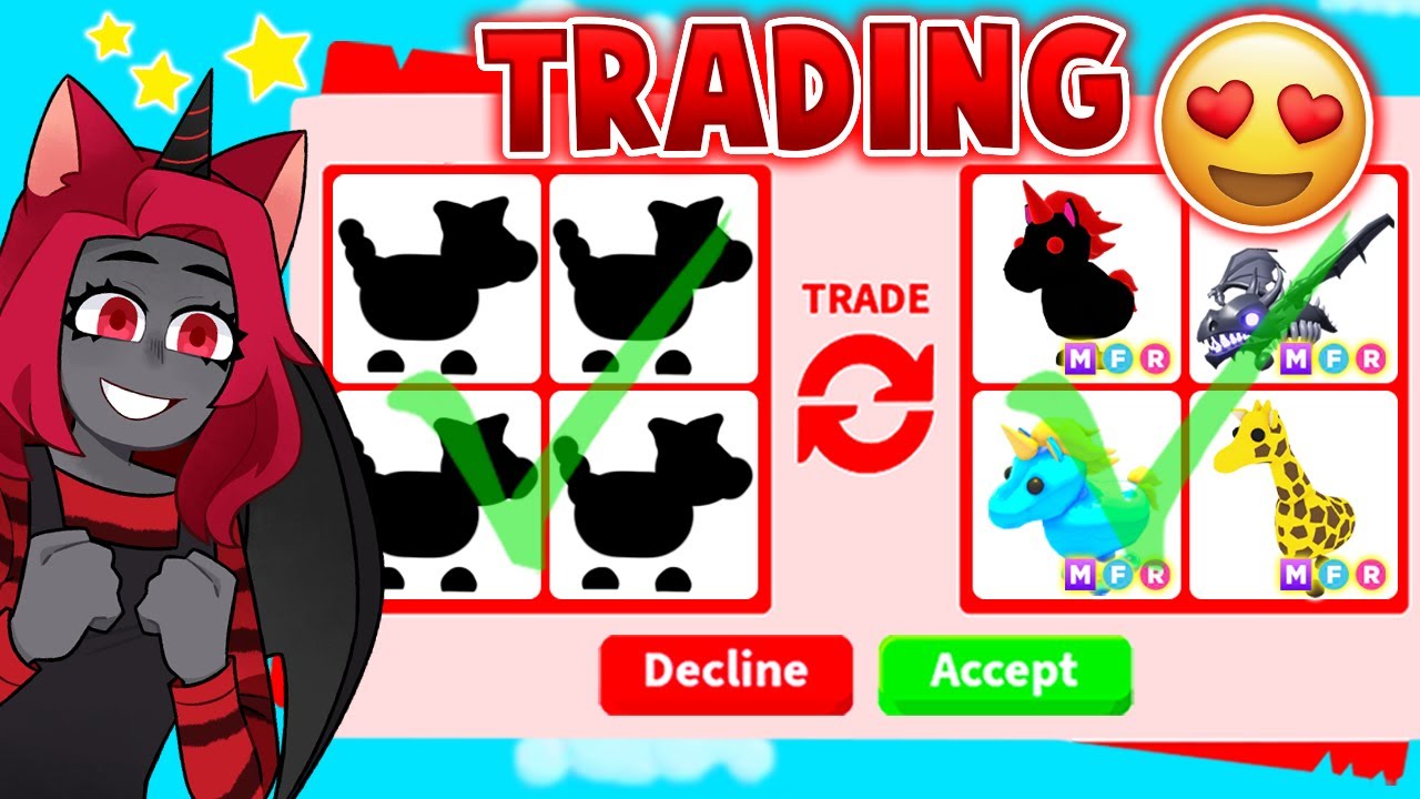 TRADING In Adopt Me! (Roblox) - YouTube