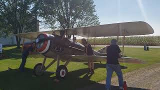 GAAM SPAD XIII first engine run