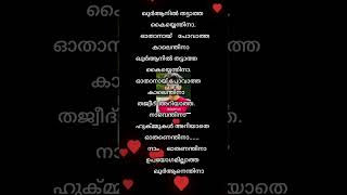 ഖുർആൻ അല്ലാഹുവിന്റെ കലാം🥰#islamic song#vlogbyiju#ytshorts