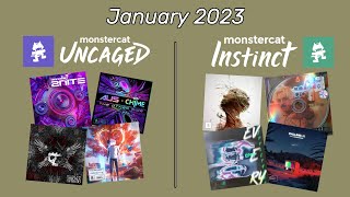 Reviewing Monstercat Uncaged and Instinct Releases (January 2023)