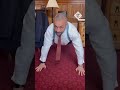 James Cleverly takes on 100 press-up challenge in aid of cancer research