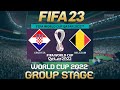 FIFA 23 Croatia vs Belgium | World Cup Qatar 2022 | PS4/PS5 Full Match