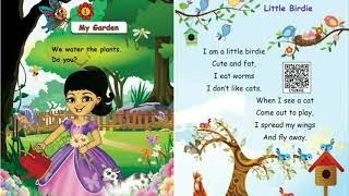 Little Birdie - My garden - STD 1 - Term 3 - English - Let us sing - pg.no 75