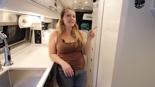 INSANE new VAN CONVERSION packed w/ NEW FEATURES | Double back extension, shower \u0026 wardrobe unit 🚐