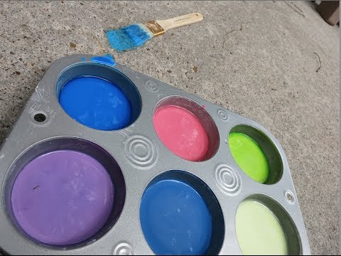 How To Make Sidewalk Chalk Paint How To Make Sidewalk Chalk Paint