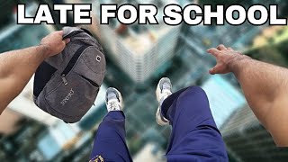 Late For School Parkour POV