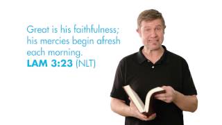 K-LOVE's Encouraging Word: Lamentations 3:23