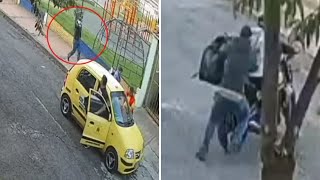 Impactante robo: fleteros persiguieron a pareja y le robaron más de $20 millones en Bogotá