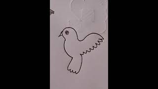 Baby bird drawing #drawing #drawing #simpleandeasydrawingforkids