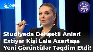 Studiyada Dəhşətli Anlar! Extiyar Kişi Lalə Azərtaşa Yeni Görüntülər Təqdim Etdi!