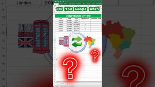 Convert Time Zones in Excel | Easy Formula to Calculate Country to Country Time Differences