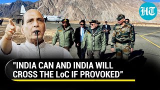 'Will Cross LoC...': Rajnath Singh's Big Dare To Pakistan From Ladakh | Kargil Diwas