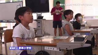 2023年7月12日 柏小学校と家串小学校でミズキンバイ学習会