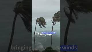 Typhoon Mawar pounds Guam with destructive winds | AFP #shorts