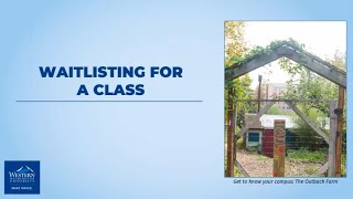 Waitlisting for a Class