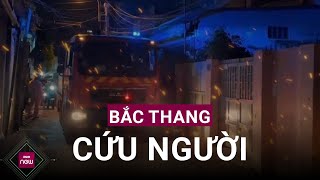 Thoát chết trong gang tấc nhờ cảnh sát bắc thang giải cứu khỏi đám cháy ở TPHCM | VTC Now