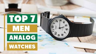 Top 7 Best Analog Watches for Men – Must-Have Timepieces