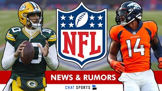 NFL Rumors On Jordan Love Extension, Courtland Sutton Future, Miles Sanders Trade + Justin Simmons