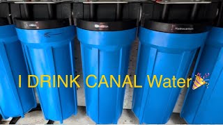 I DRINK CANAL Water