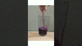 KMnO₄ + Shampoo +H2O2 || Simple science home experiment #shorts #crazy