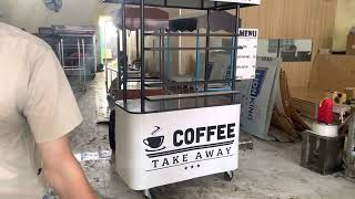 Xe cà phê, xe cafe, tủ bán cafe: rẻ, đẹp, siêu bền, mới lạ 2022 | Phone/Zalo: 0906.516.016