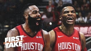 Are James Harden & Russell Westbrook a top duo in the NBA? | First Take