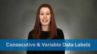 Consecutive Barcode and Variable Data Label from AMS Printing