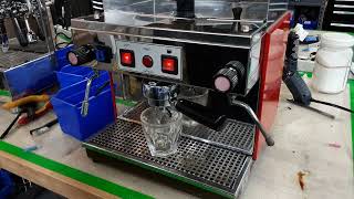 Espresso machine from 1989!  Olympia Caffarex with a brand new pump