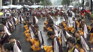 kagura 2013 どまつり名古屋駅前パレード１回目 祀鬼祭　よさこい