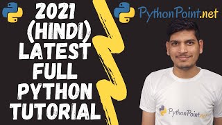 Complete Python tutorial for beginners in Hindi 2021 one video | Learn python in 3 hrs | PythonPoint