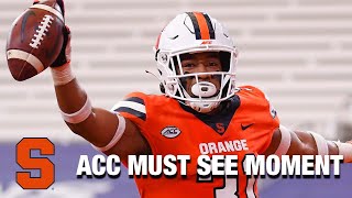 Syracuse's Cam Jonas' Strip-Sack Turns Into 6 For Geoff Cantin-Arku | ACC Must See Moment