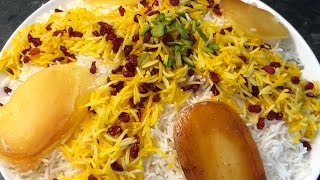 Barberry irani rice , saffron zerishk pulao| برنج زعفران| زرشک پلو | Quetta’s kitchen