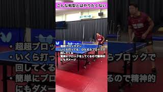 【卓球あるある】こんな戦型とはやりたくない #Shorts