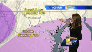 Ava outlines wintry mix timeline for evening, overnight