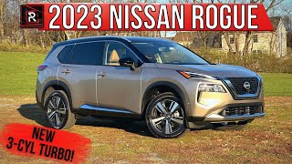 The 2023 Nissan Rogue Platinum Is A Luxurious Compact SUV With A New Turbo Engine