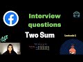 Two Sum | Interview questions | Hashing | Leetcode 1 - Javascript | Arrays