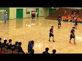 第42回全国高校選抜ハンドボール大会・男子１回戦 法政二 vs 市岐阜商 前半 ‪2019.3.24‬ 埼玉県三郷市総合体育館 ユニフォーム青・法政二、赤・市岐阜商 のコピー