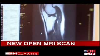 ESAOTE New Open Non Claustrophobic MRI Scan   G scan by ESAOTE!   IBN CNN Live   India