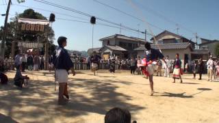 2013-1013／東かがわ市引田＜誉田神社／中ノ町投げ奴＞総集編●