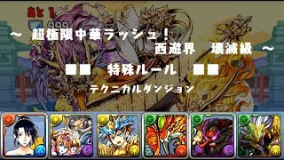 【パズドラ】 超極限中華ラッシュ 壊滅級 グラビティPT 【ソロ／ノーコン／同キャラ禁止】