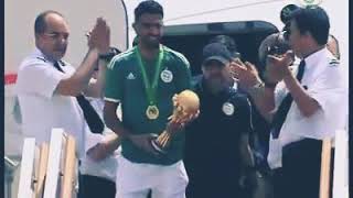 💪Revoyez l'arrivée des verts🇩🇿 à l'aéroport d'Alger🏆