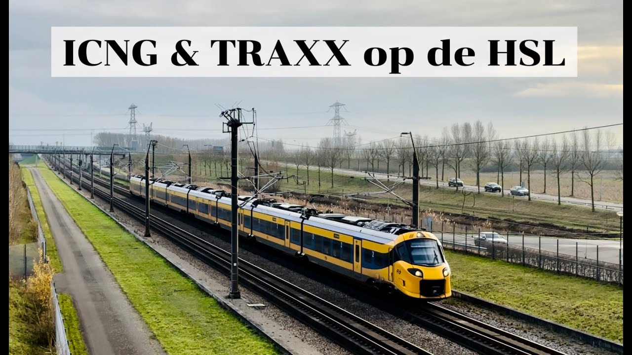 NS ICNG & TRAXX ICD Op De HSL Bij Lage Zwaluwe! - YouTube